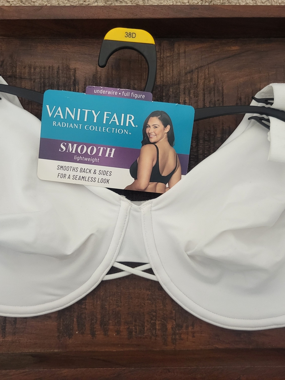 Vanity Fair Radiant Collection White Smooth Lightweight Underwire Bra